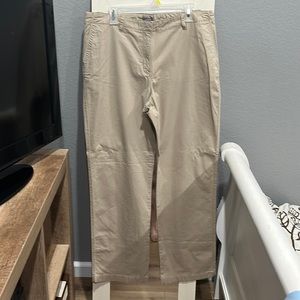 Laura Scott signature fit cream/light brown size 14 pants.